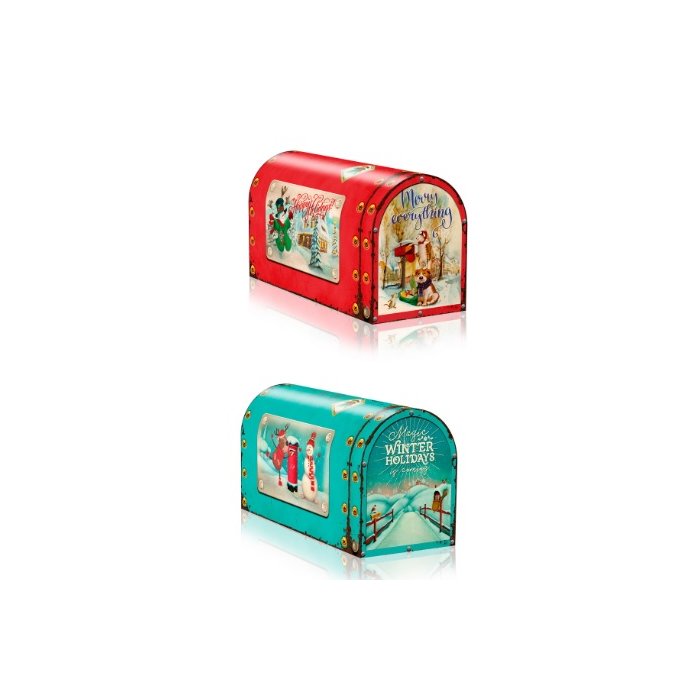 Bonboniéra Sorini Mail Box Christmas 250g - náhodný výber