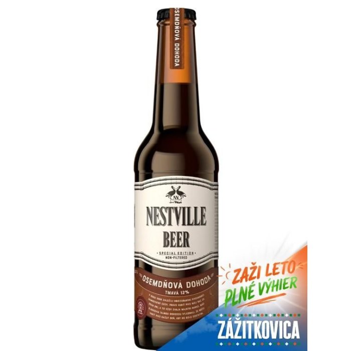 Nestville Beer Osemdňová Dohoda tmavá 12% 0,33L Pasterizované