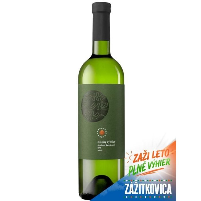 Víno Rizling Rýnsky BIO Karpatská Perla 0,75L