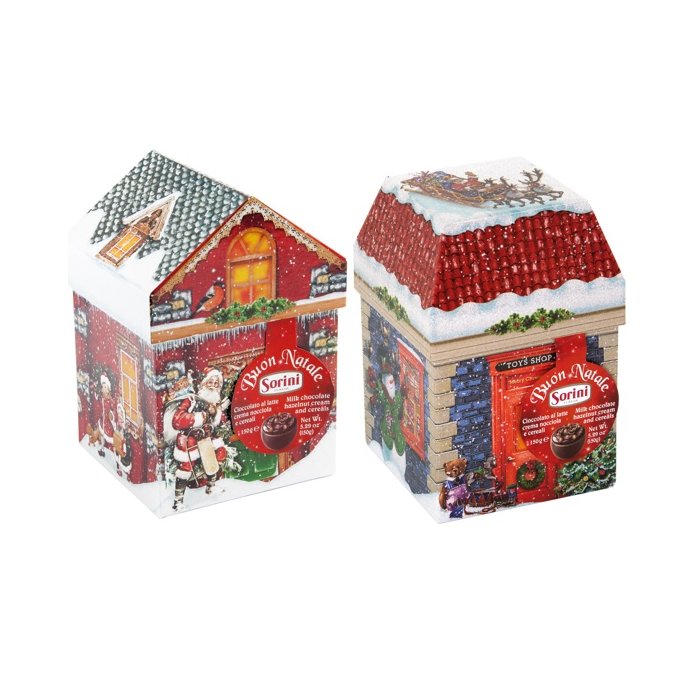 Bonboniéra Sorini Christmas House 150g - náhodný výber